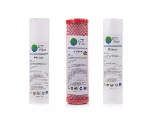 Комплект картриджів Ecofilter SET1 (Тайвань)