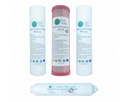 Комплект картриджів Ecofilter SET2 (Тайвань)