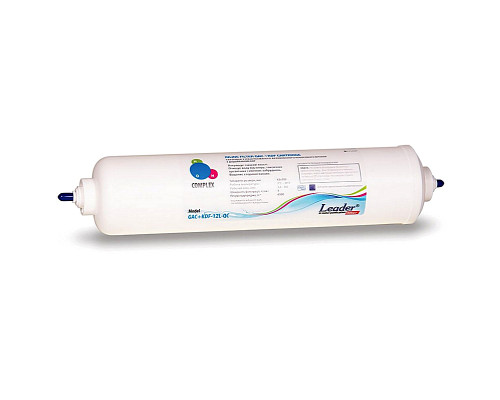 Фільтр Leader In-line GAC + KDF-12x2,5-QC