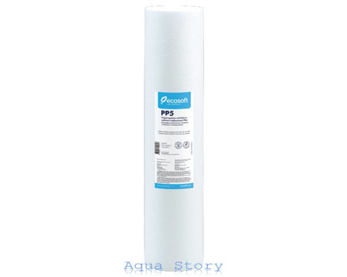 Картридж з спіненого поліпропілену Ecosoft 4,5 "x20" 5 мкм