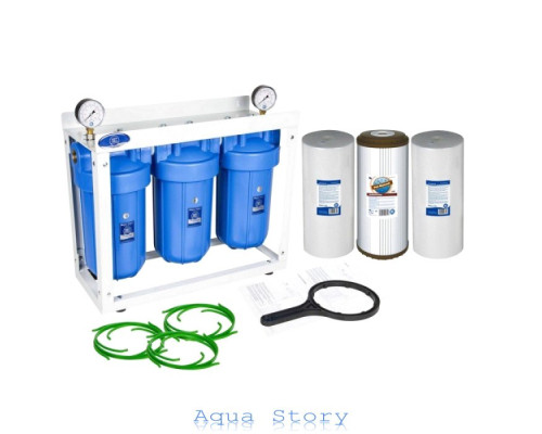 Потрійна система знезалізнення Aquafilter Big Blue 10