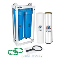 Подвійна система знезалізнення Aquafilter Big Blue 20