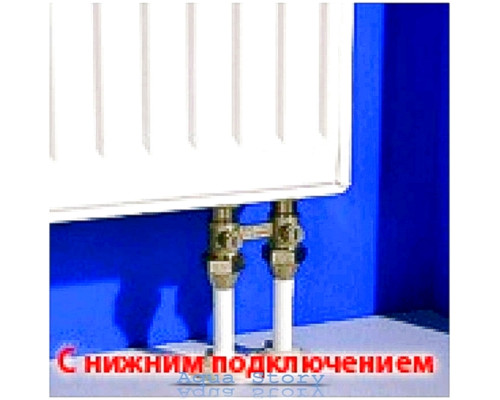 Стальной панельный радиатор KERMI FTV (FKV) 22 500*700 нижнее подключение