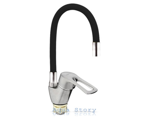 Смеситель для кухни Zerix YUB 181 Black Reflector