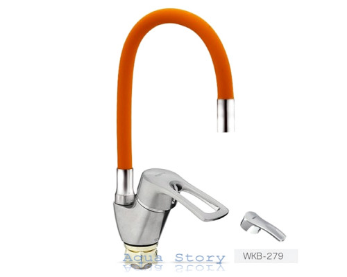 Смеситель для кухни Zerix YUB 279 Orange Reflector