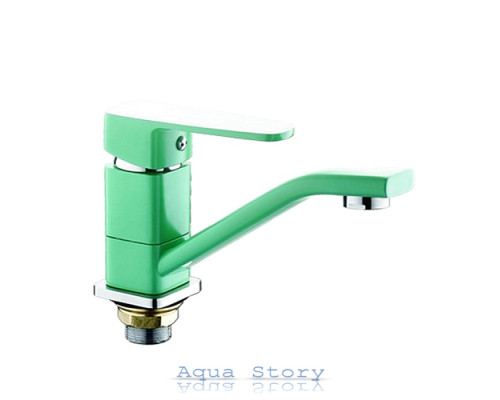 Змішувач для умивальника Mixxus Missouri 555-15 nut Green
