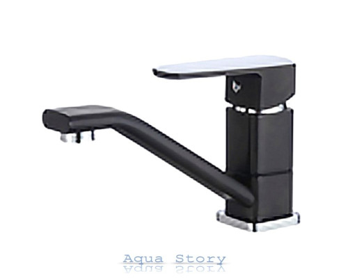 Змішувач для умивальника Mixxus Missouri 555-15 nut Black