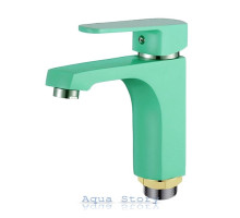 Смеситель для умывальника Mixxus Missouri 001 nut Green