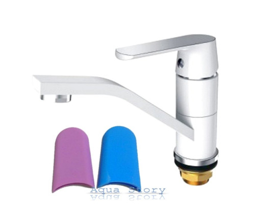 Змішувач для умивальника Mixxus Tiger 555-15 nut White