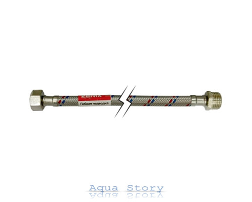Гибкий подвод Zerix шланг 1/2'' ГШ-040 см