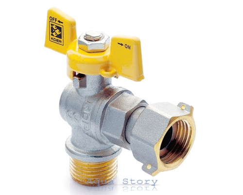 Кран кульовий Koer KR.221.G з накидною гайкою 1/2 "