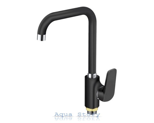 Змішувач для кухні Mixxus Oregon 014-G nut Black