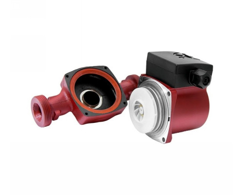 Насос циркуляційний 75Вт Hmax 4м Qmax 40л/хв Ø1½ 180мм бордо + гайки Ø1 Wetron (774212)