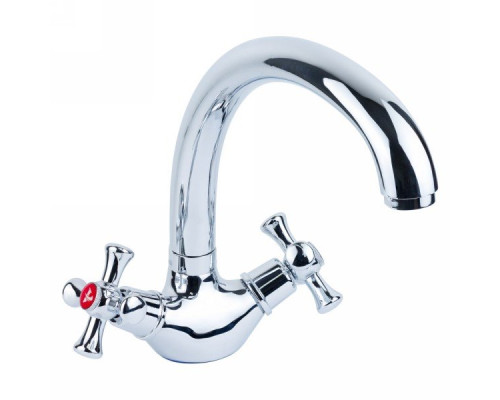 Змішувач PL 1/2 "для кухні гусак вухо на гайці Aquatica (PL-4B155C)