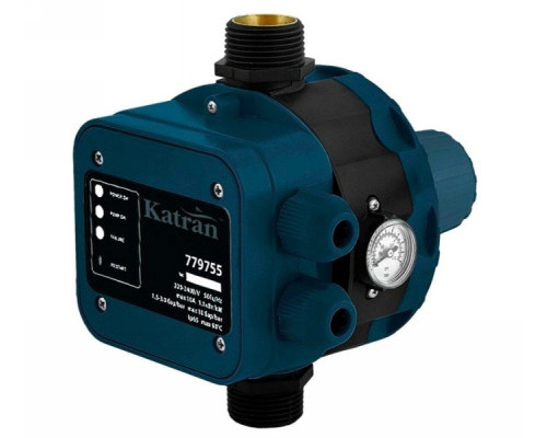 Контроллер давления электронный 1.1кВт Ø1" + рег давл вкл 1.5-3.0 bar Wetron (779755)