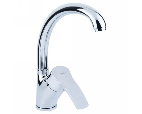 Змішувач ML Ø40 для кухні гусак вухо лат. шток на гайці Aquatica (ML-4B441C)