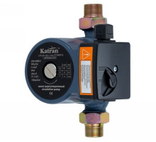 Насос циркуляционный 100Вт Hmax 6м Qmax 75л/мин Ø1" 130мм+гайки Ø3/4" Wetron (774531)