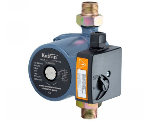 Насос циркуляційний 65Вт Hmax 4м Qmax 63л/хв Ø1 "130мм + гайки Ø3/4" Wetron (774511)