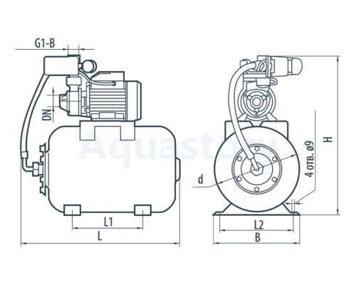 Насосна станція AUQB70/24L Насоси+