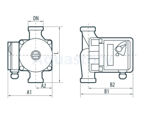 Насоси+ Циркуляційний насос BPS20-6S-130