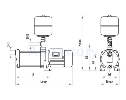 Насосна станція AUMRS3 Aqua Sprut