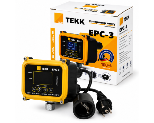 Электронное реле давления TEKK HAUS EPC-3 с упаковкой