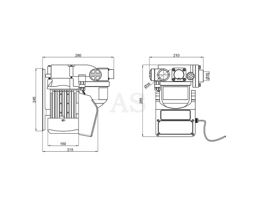 Насосна станція с автоматикою Thermo Alliance AWZB-680N 0,68 кВт