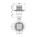 Зливний трап AlcaPlast APV2321
