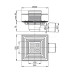 Зливний трап AlcaPlast APV3344