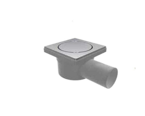Трап сливной 11,5 см x 11,5 см з клапаном Click-Clack вихід бічній Ø50 Nova 5558