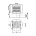 Зливний трап AlcaPlast APV5111