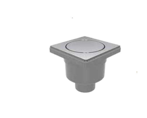 Трап сливной 11.5 см x 11,5 см з клапаном Click-Clack вихід нижній Ø50 Nova 5568