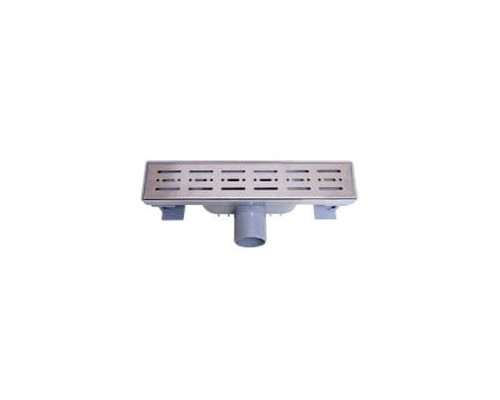 Nova ​5071 Трап сливной нержавеющая сталь 7см x 30см выход боковой Ø50