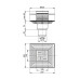 Зливний трап AlcaPlast APV2324