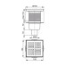 Зливний трап Alcaplast APV6211