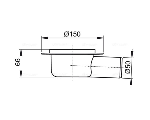 Зливний трап AlcaPlast APV7000