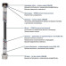 Шланг нержавійка Solomon 1/2"х1/2" ВВ 0,8 м. HS30