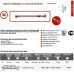Шланг для води Tucai 3/8"x1/2" ВВ 1,0 м. TAQ HG-3812-1000 200176