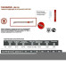Шланг для води посилений Tucai 3/4"x3/4" НВ 0,4 м. TAQ super MG-3434-400