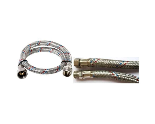 Шланг нержавійка Solomon 1/2"х1/2" НВ 0,5 м. HS31