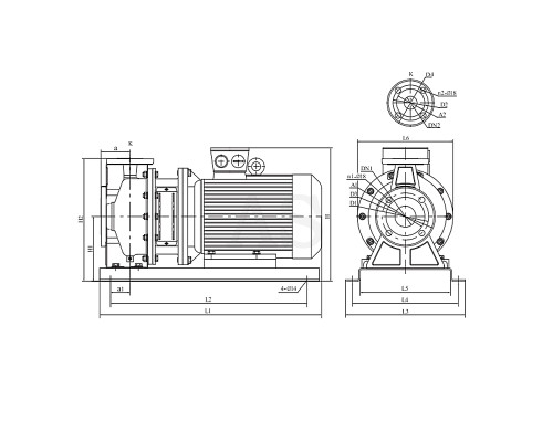 Насос поверхностный центробежный Varna ZS 50-32-200/4.0SSC
