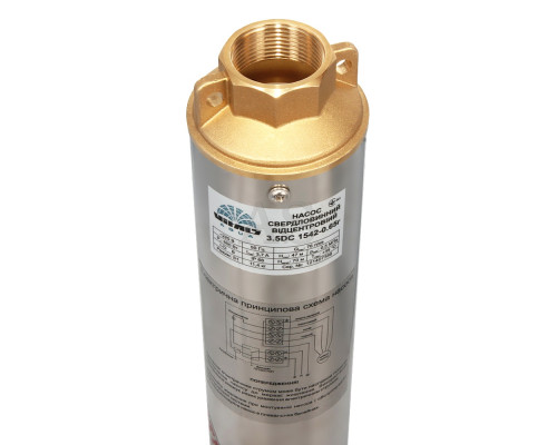Насос заглибний свердловинний відцентровий Vitals aqua 3.5DC 1542-0.65r