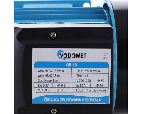 Насос поверхневий вихровий Vodomet QB60 (VO0021)