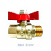 Кран кульовий Brass 200 1 "ВН (B1001E)