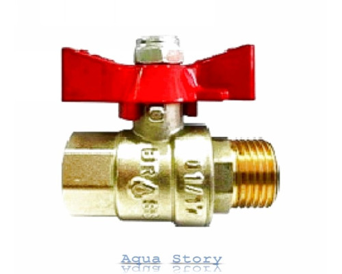 Кран кульовий Brass 200 1/2 "ВН (B0121E)