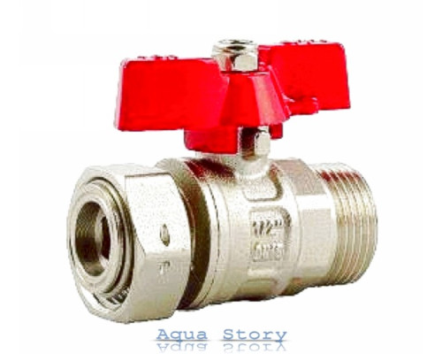 Кран з накидною гайкою FADO KG01 PN40 15 1/2 "НР/НГ