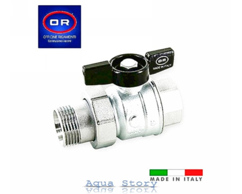 Кран-американка шаровый Rigamonti PN35 3/4" бабочка